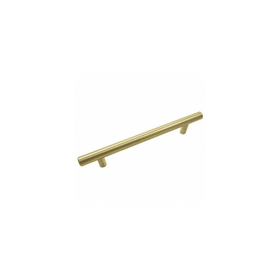 Laurey 87304 Steel T-Bar Pull - Satin Brass - 128mm c/c
