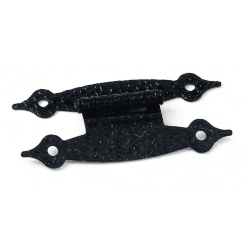 Black Steel Colonial Cabinet Hinge Pack of 1