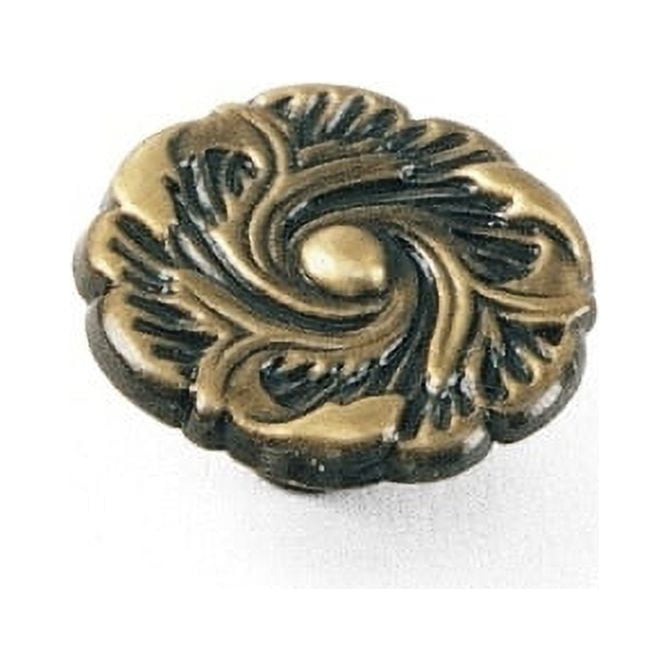 Laurey 79005 1 1/2" Classic Traditions Filigree Knob - Antique Brass