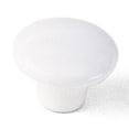 thumbnail image 1 of Laurey Porcelain Cabinet Knob Round Style - White - 1 Pack, 1-1/4 In., 1 of 3