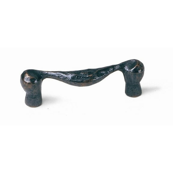 Laurey Rustica Nova 3 In. Center-To-Center Oil Rubbed Bronze Cabinet Drawer Pull