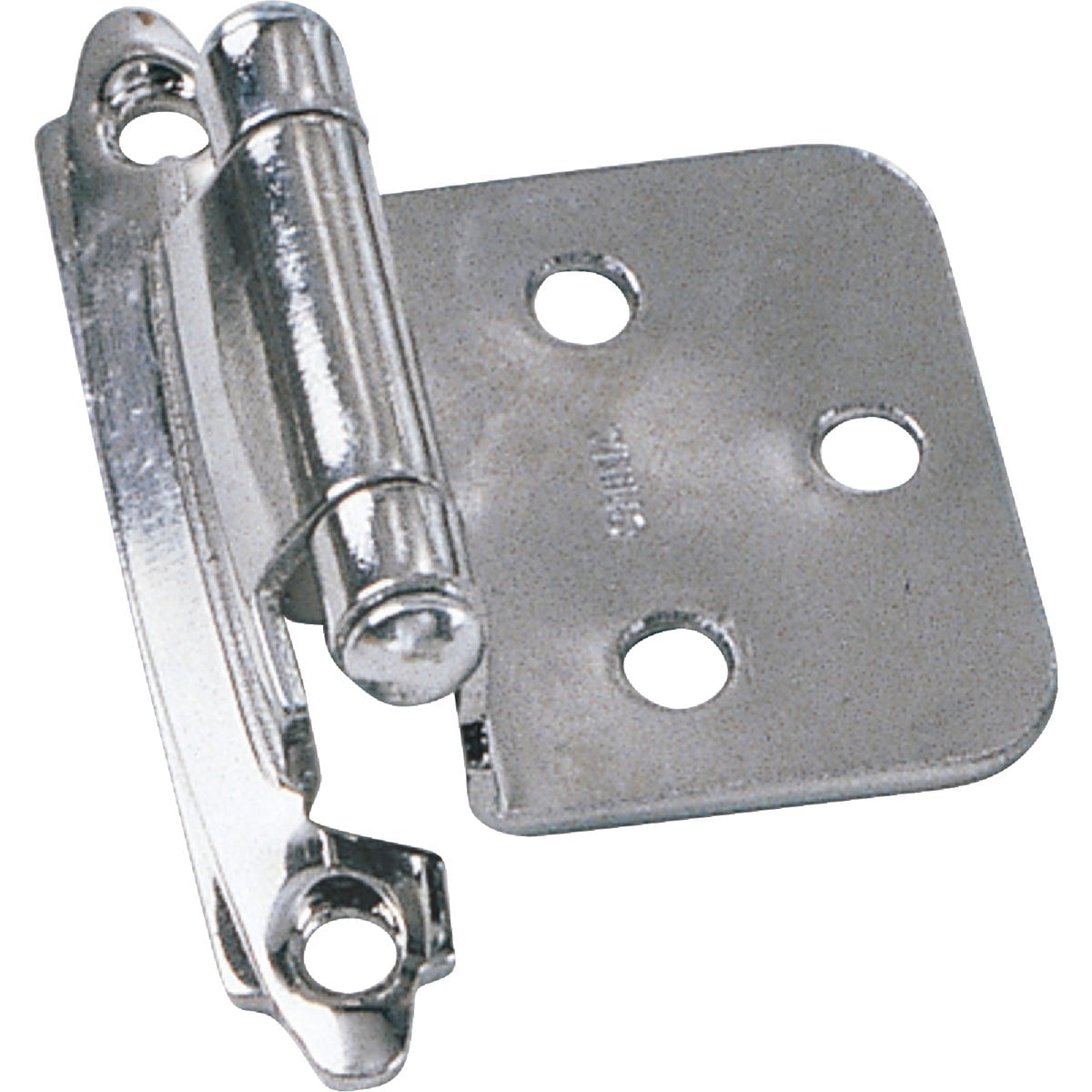 Satin Nickel Semi-Concealed Self-Closing Cabinet Hinge
