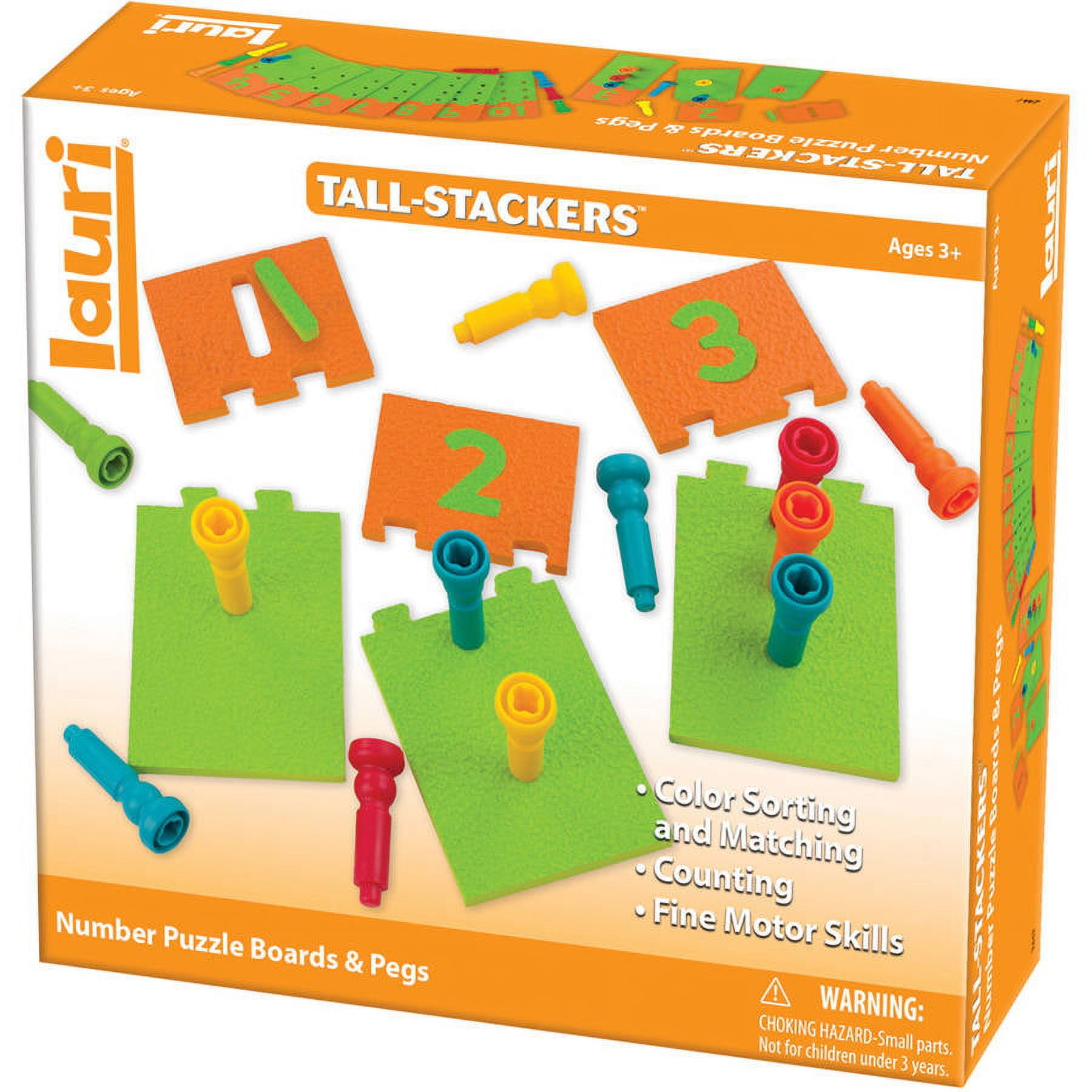 Lauri Number Puzzle Board And Pegs Set