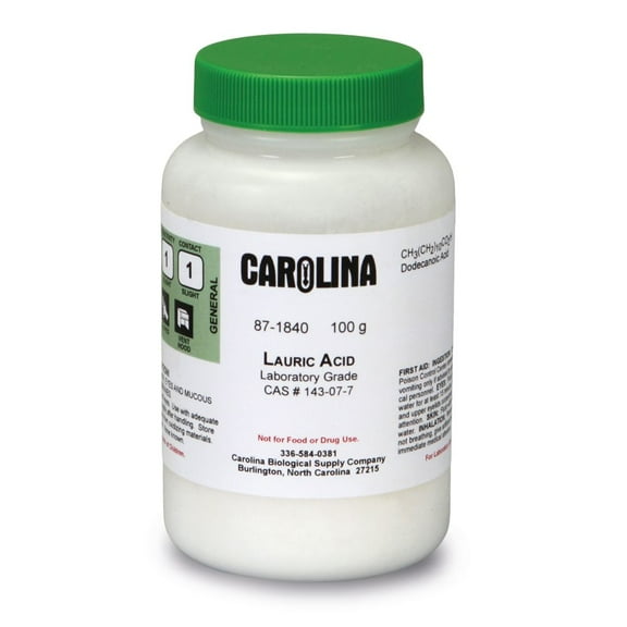 Lauric Acid, Laboratory Grade, 100 G