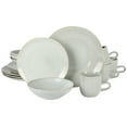 thumbnail image 1 of Laurie Gates Ravenna 16 Piece Round Stoneware Dinnerware Set in Grey, 1 of 2