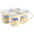 thumbnail image 1 of Laurie Gates Tierra Tile 4 Piece 17.4 Ounce Hand Painted Stoneware Mug Set, 1 of 6