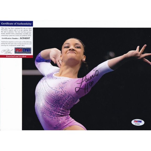 Laurie Hernandez Olympics Signed Autograph 8x10 Photo PSA/DNA COA