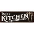 thumbnail image 1 of Laurie's Kitchen Sign Chic Wall Decor Gift Mom 8x24 108240014195, 1 of 1
