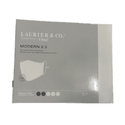 Laurier Reusable Face Mask 3-Layer 5 Packs - 2 Leopard And 3 White XS/S