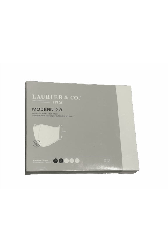 Reusable Face Mask Adjustable 3-Layer 5 Packs - 2 Camo And 3 White XS/S
