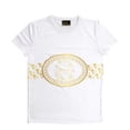 thumbnail image 1 of Lauris Couture Logo & Stars Male T-Shirt (Gold Logo), 1 of 1