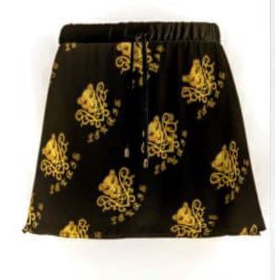 Lauris Couture Mini Logo Skirt