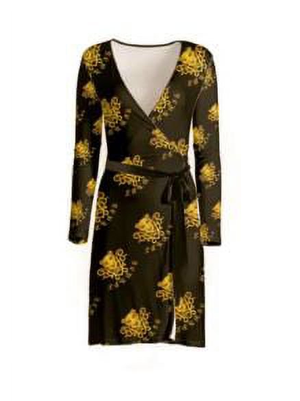 Small Logo Wrap Dress