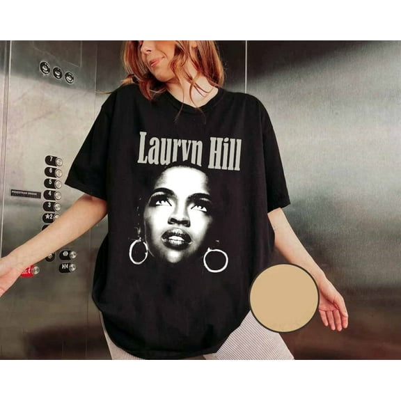 Lauryn Hill Album 90s T-Shirt, Graphic Gift Fan, For Men Women Unisex Shirt,Black color,size M