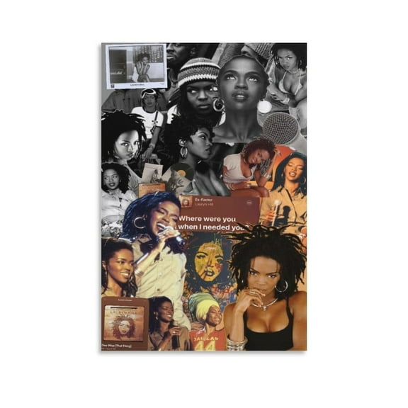 Lauryn Hill Painting Poster Canvas Wall Art Print For Room Aesthetic And Decor Poster For Bedroom Living Room Bathroom Kitchen Office Decor