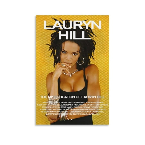 Lauryn Hill The Miseducation of Lauryn Hill Canvas Poster Wall Decorative Art Painting Living Room Bedroom Decoration Gift
