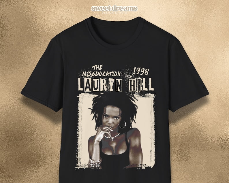 Lauryn Hill Vintage T-Shirt, Lauryn Hill Tour Concert Merch 