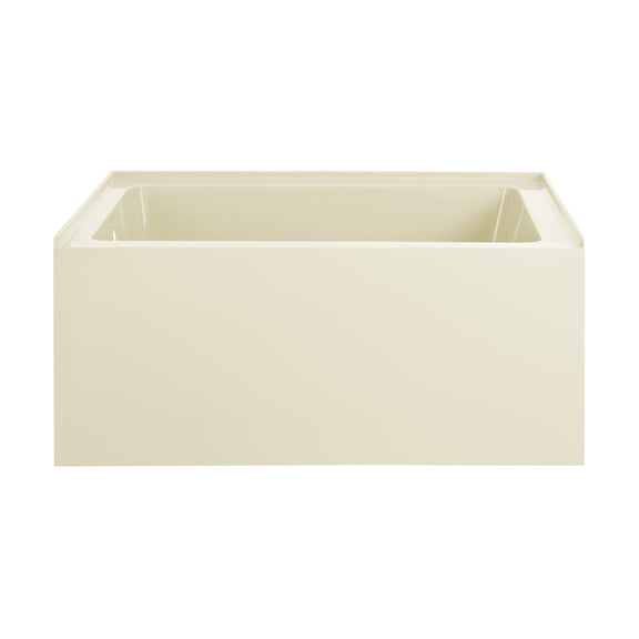 Lausanne 48" X 32" Left-Hand Drain Alcove Bathtub with Apron in Bisque