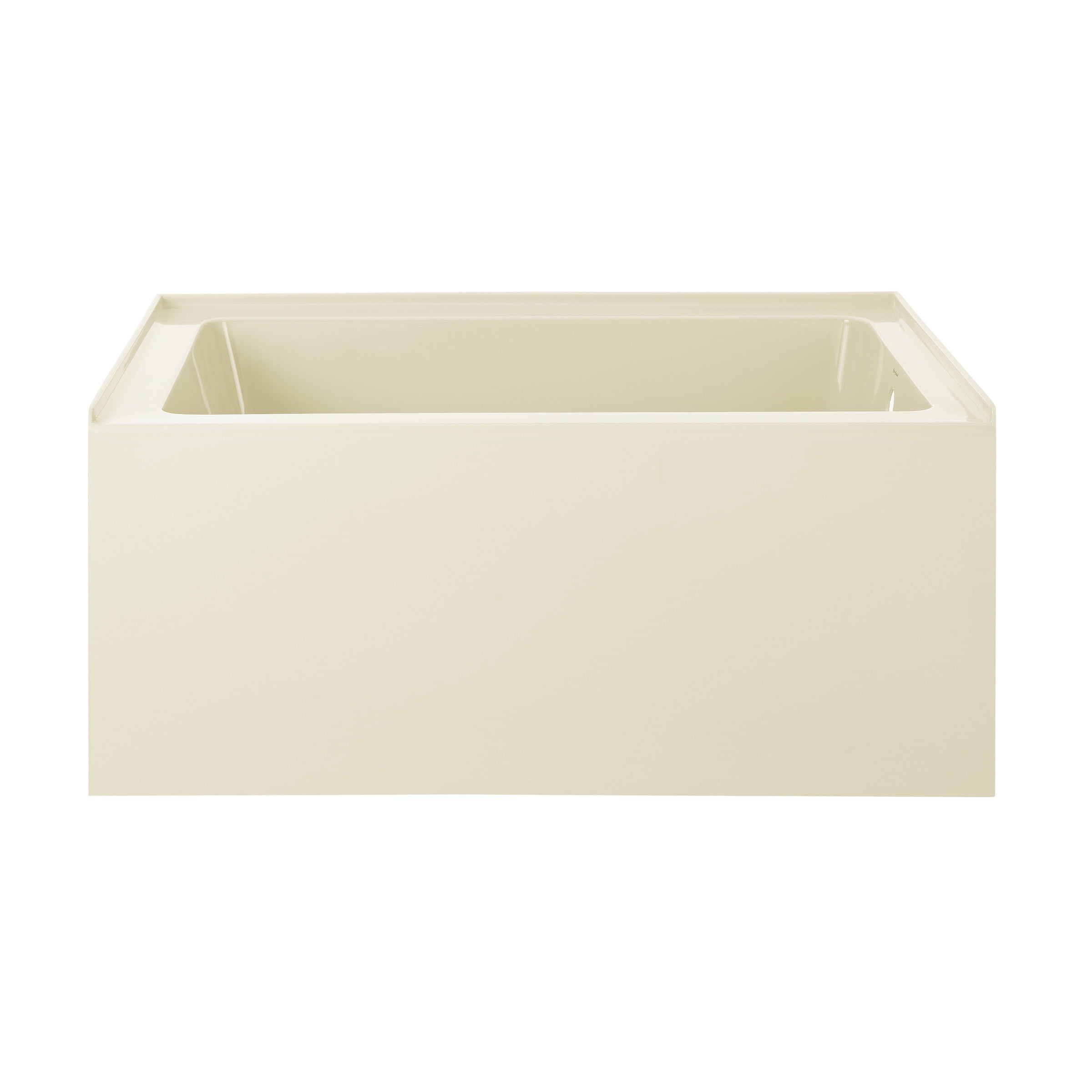 Lausanne 48" x 32" Bisque Acrylic Alcove Bathtub with Right Drain