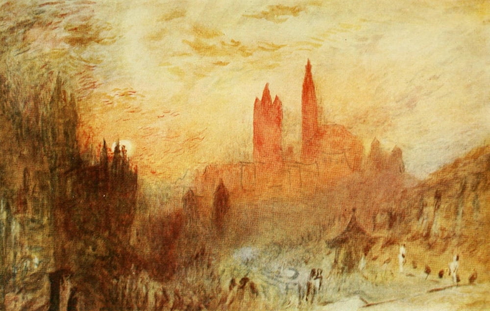 Lausanne Turner 1907 Canvas Art - JMW Turner (18 x 24)