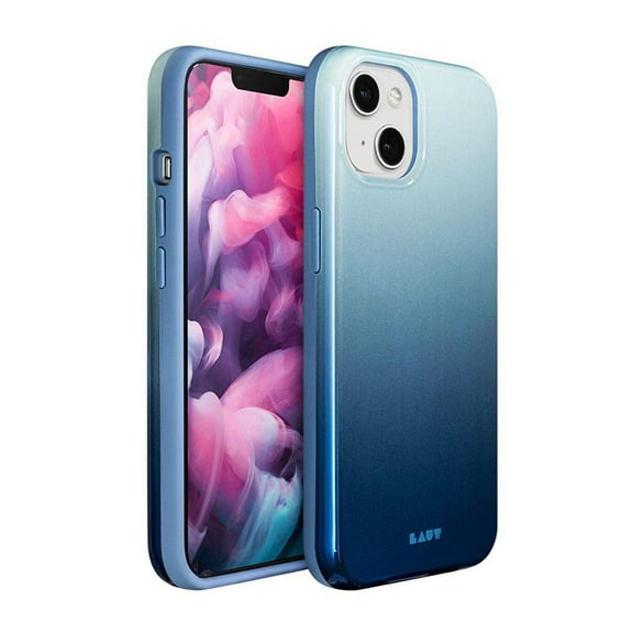 Laut Huex Fade Case Compatible With Iphone 13 (6.1") | Iridescent Finish | Bold Colorful Design Electric Blue