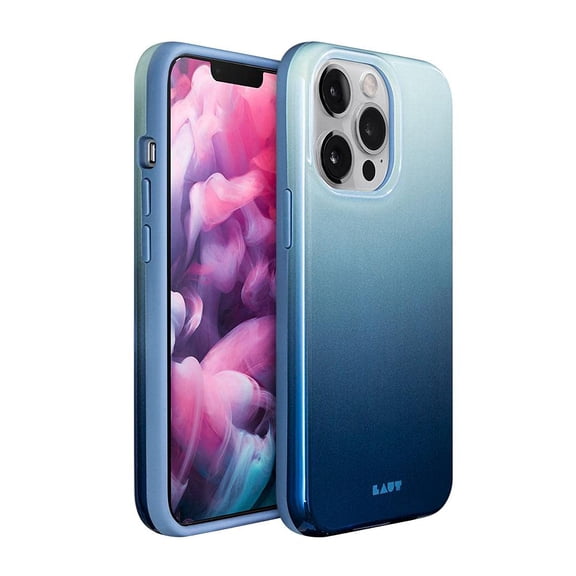 Laut Huex Fade Case Compatible With Iphone 13 Pro (6.1") | Iridescent Finish | Bold Colorful Design Electric Blue