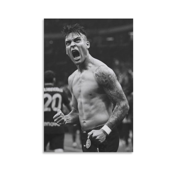 Lautaro Martinez Canvas Poster Artworks Canvas Poster Room Aesthetic Wall Art Prints Home Modern Decor Gifts 08x12inch(20x30cm)