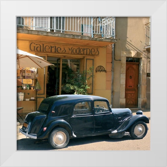 Lautier, Julien 26x26 White Modern Wood Framed Museum Art Print Titled - Les Temps Modernes