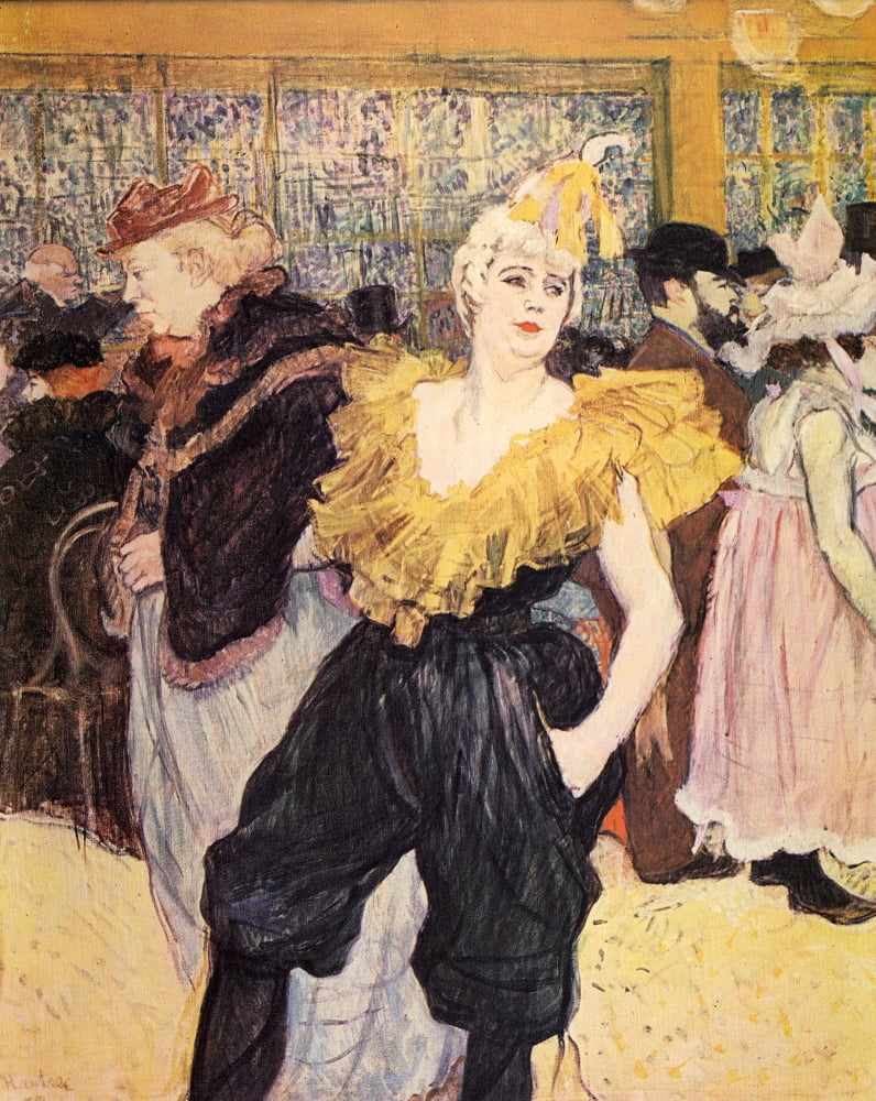 Lautrec 1920 Canvas Art - Henri de Toulouse-Lautrec (18 x 24)