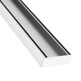 thumbnail image 1 of Lauxes 12-Inch Linear Tile Insert Drain - Slim Tile Insert Linear Drain - Aluminum Rectangle Tile Insert Drain-Customizable Floor Slim Tile Insert Shower Drain in Silk Silver, 1 of 6