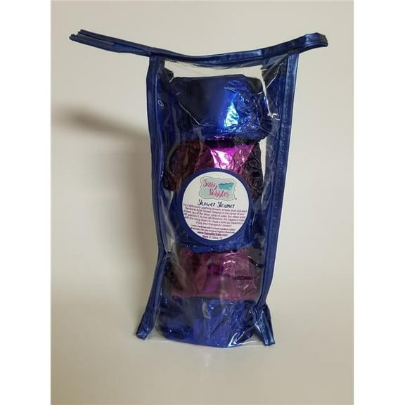 Lav-OcSteamer Lavender Pomegranate & Ocean Waves Shower Steamer, Set of 5