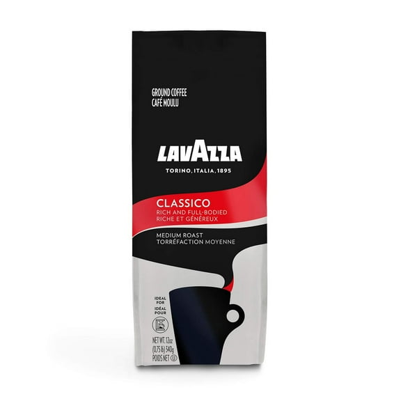 LavAzza Premium Ground Coffee Classico 12 oz Pack of 2