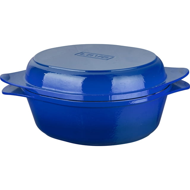 Lava Cast Iron Artisan Bread Baker, Enameled Cast Iron Bread Oven, Rectangle Loaf Pan, Sourdough