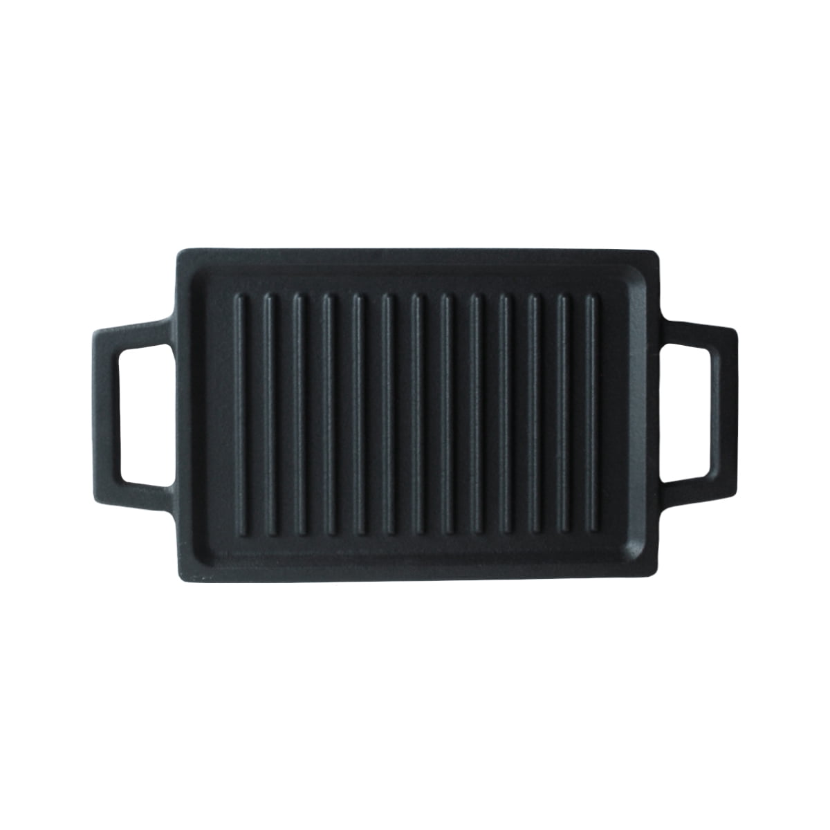 Lava Enameled Cast Iron 8.5 by 6 Rectangular, Reversible, Dual Side Grill  and Griddle Pan