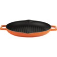 thumbnail image 1 of Lava Enameled Cast Iron Grill Pan 12 inch-Round with Pour Spouts Orange, 1 of 4