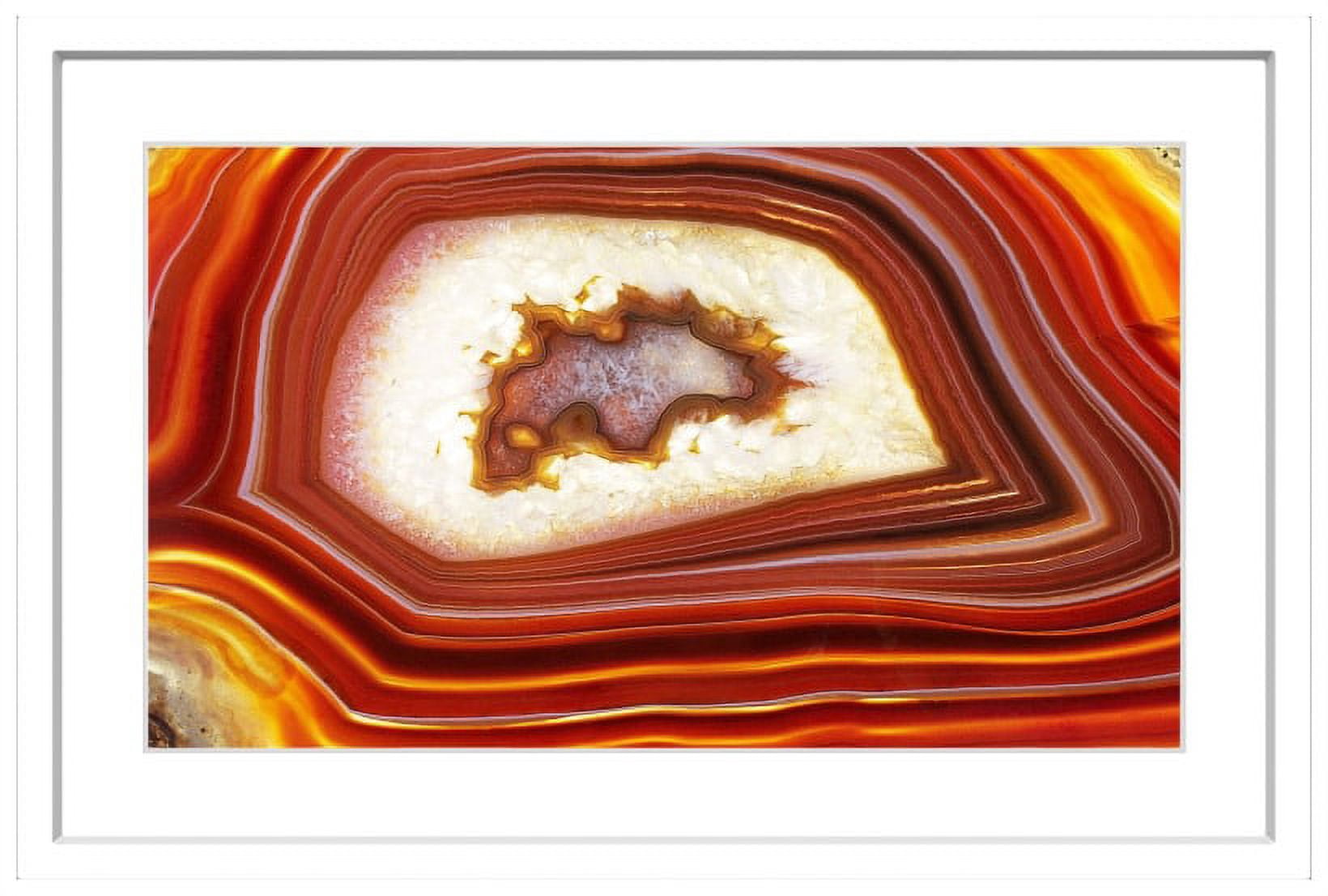 "Lava Flows" Framed Painting Art Print, 18" x 1.5"