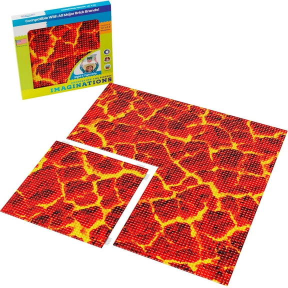 Lava Glow Baseplate (4Pack)