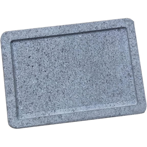 Lava Grill Steak Stone,Grilling Stone,Tabletop Grill Cooking Stone,11.8x7.9 x1in Grilling Plate for Oven and Barbecue Cooking Meat,Fish,Vegetable and Pizza