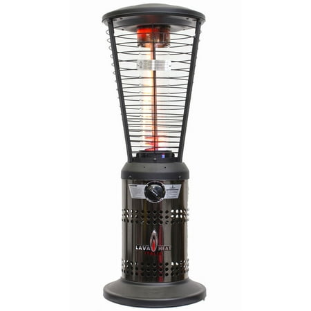 Lava Heat 10,000 BTU Mini Ember Tabletop Liquid Propane Gas Patio Heater