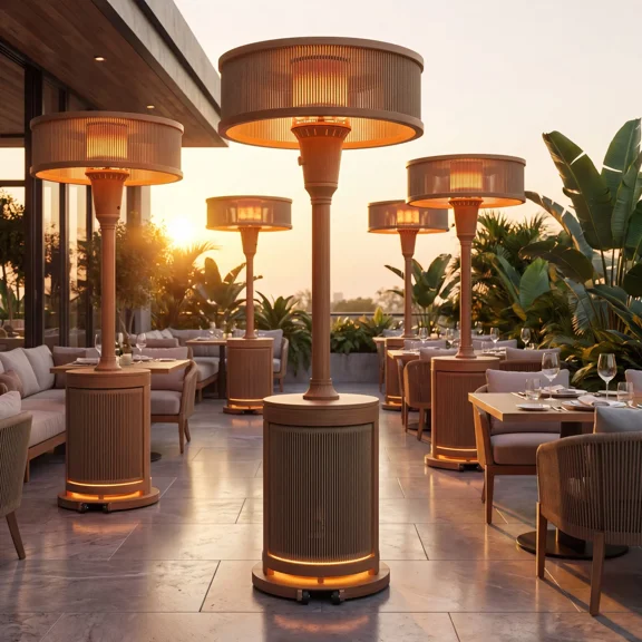 Lava Heat Italia Bellagio Lounge Heater, Vespero Slate, Liquid Propane
