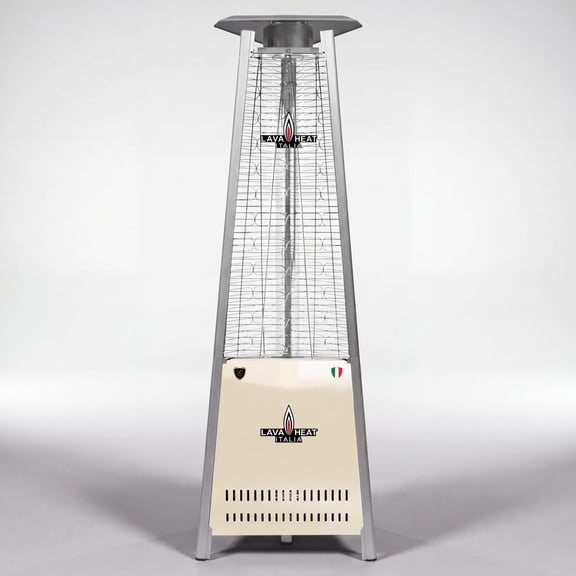 Lava Heat Italia Capri Patio Heater, RAL 1015 Light Ivory, Natural Gas, Assembled