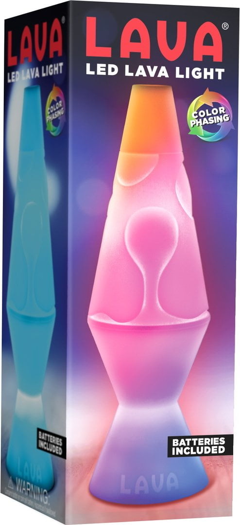 Lava lamp white base top
