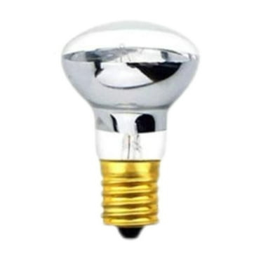 Lava Lamp Bulb,30W E17 R39 Reflector Type Bulb, Replacement Light Bulbs for Lava Lamp,Replacement Bulbs for Lava Lamps and Glitter Lamps,White,Dimmable,High-Output Heat,Long Life