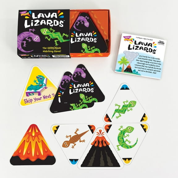 Lava Lizards Three Corner Card Game