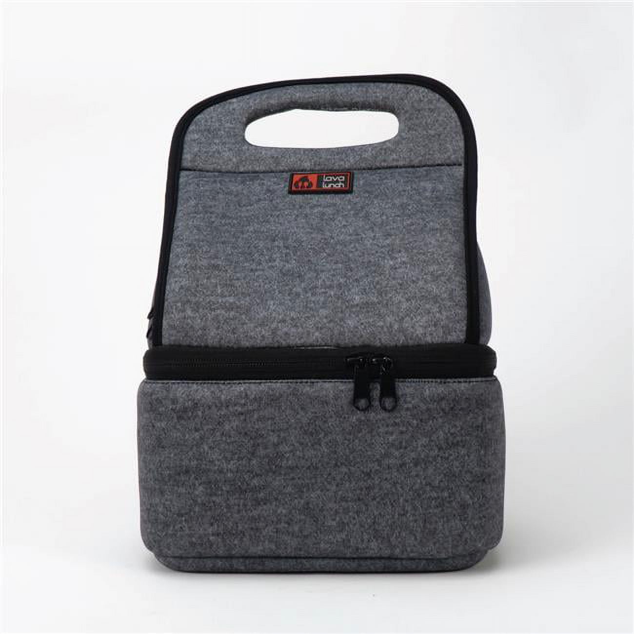 Lava Lunch 860006273316 Heather Gray Lunch Bag, Size: One Size
