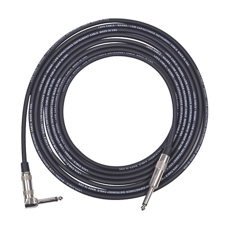 Lava Magma Instrument Cable Straight to Right Angle Black 10 ft.