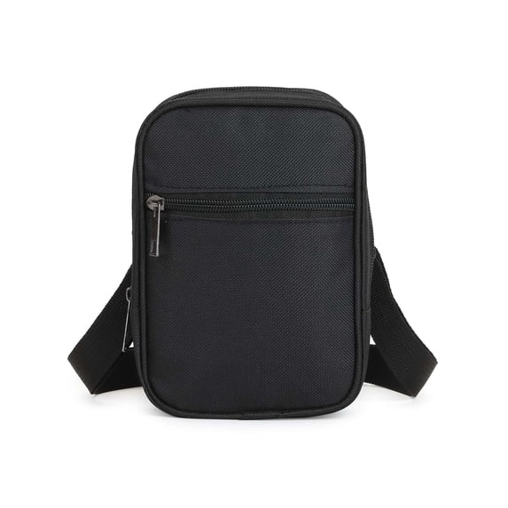 Lava Multipurpose Sling Bag - Adjustable Nylon Crossbody/Waist Pack (7.9", Black)