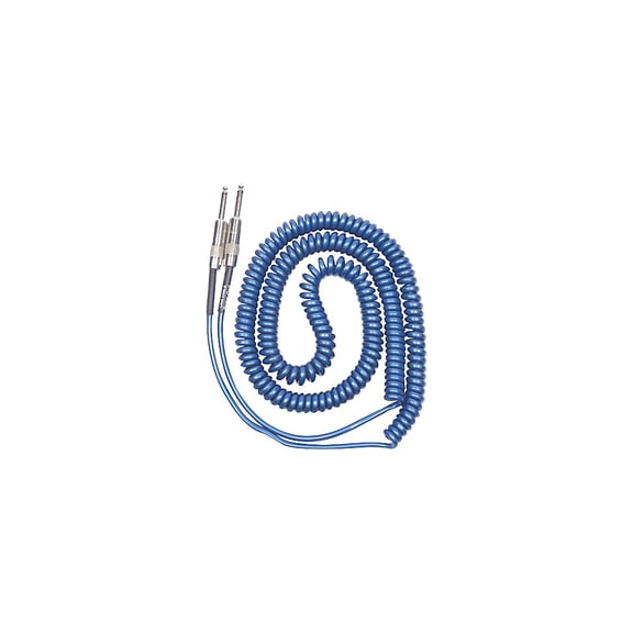 Lava Retro Coil 20 Foot Instrument Cable Straight to Straight Assorted Colors Metallic Blue