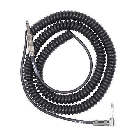 Lava Retro Coil 20-Foot Silent Instrument Cable Straight-Right Angle, Assorted Colors Black