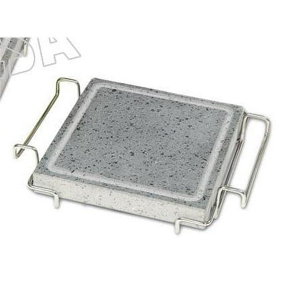 Lava Rock 9 Piece Square Plate with Stand